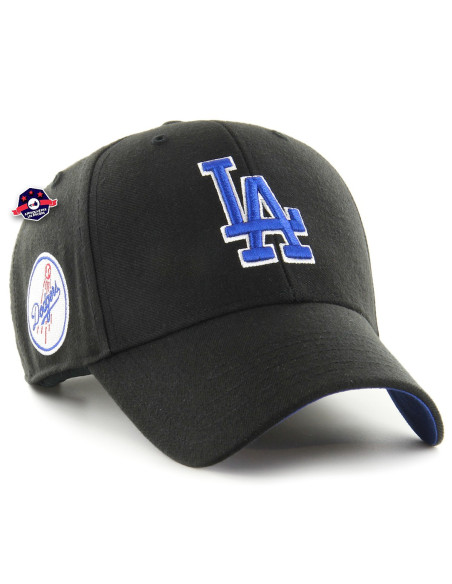 47 CAP MLB LOS ANGELES DODGERS SURE SHOT SNAPBACK MVP BLACK