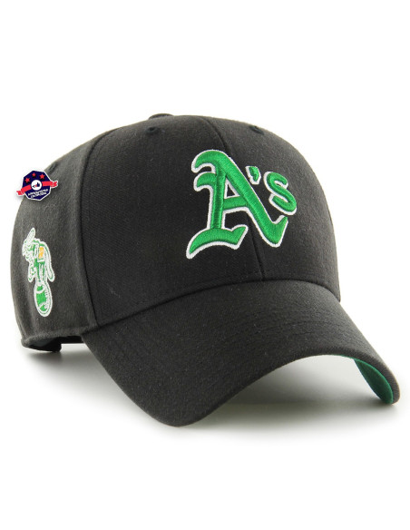 47 CAP MLB OAKLAND ATHLETICS SURE SHOT SNAPBACK MVP BLACK