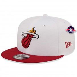 Cap 9Fifty - Miami Heat - White Crown Team