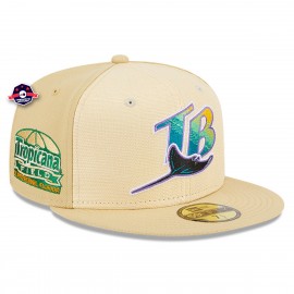 Cap 59Fifty - Tampa Bay Rays - Raffia New Era - CrÃ¨me