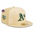 Cap 59Fifty - Oakland Athletics - Raffia New Era - CrÃ¨me