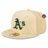 Cap 59Fifty - Oakland Athletics - Raffia New Era - CrÃ¨me