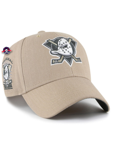 NHL CAP ANAHEIM DUCKS SURE SHOT SNAPBACK MVP KHAKI