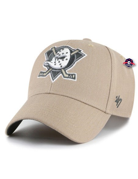 NHL CAP ANAHEIM DUCKS SURE SHOT SNAPBACK MVP KHAKI