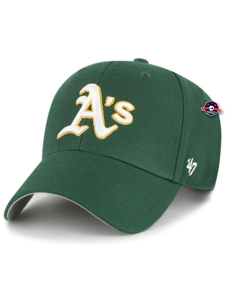 47 CAP MLB OAKLAND ATHLETICS SURSHOT SNAPBACK MVP DARK GREEN