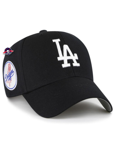 47 CAP MLB LOS ANGELES DODGERS SURE SHOT SNAPBACK MVP BLACK