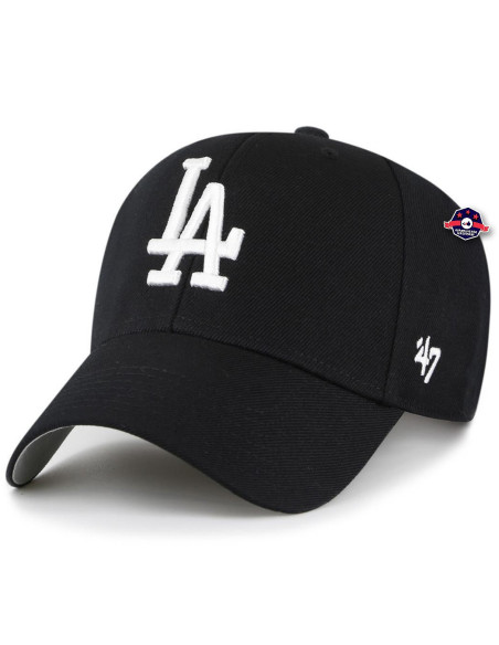 47 CAP MLB LOS ANGELES DODGERS SURE SHOT SNAPBACK MVP BLACK