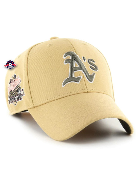 47 CAP MLB OAKLAND ATHLETICS SHOT SNAPBACK MVP LIGHT TAN