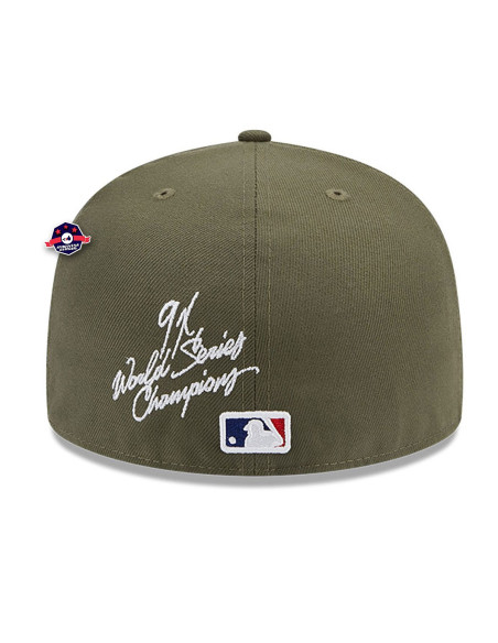 MLB 59FIFTY OLIVE WS OAKATH NOVWHI