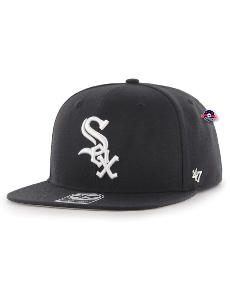 47 CAP MLB CHICAGO WHITE SOX SURE SHOT CAPTAIN BLACK