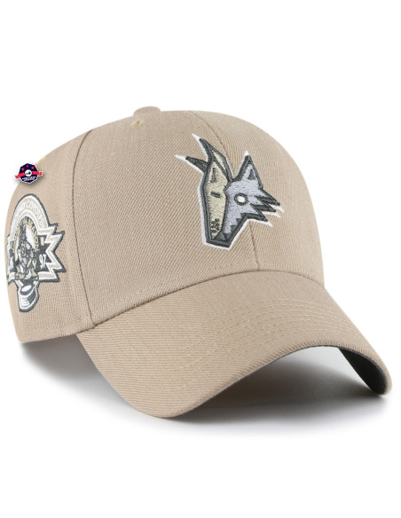 NHL CAP ARIZONA COYOTES SURE SHOT SNAPBACK MVP KHAKI