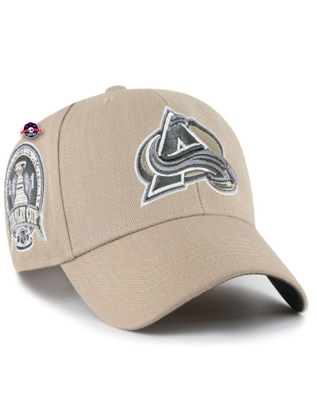 NHL CAP COLORADO AVALANCHE SURE SHOT SNAPBACK MVP KHAKI