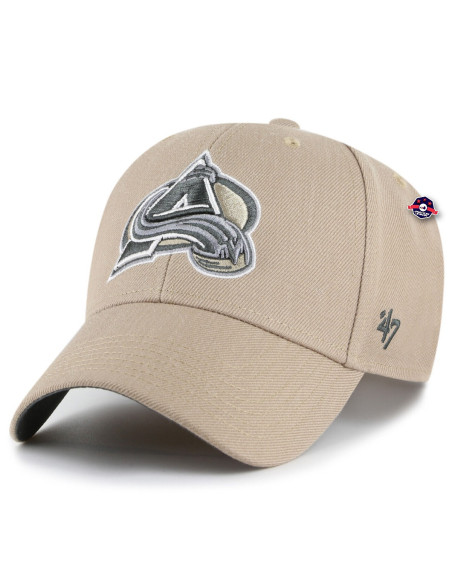 NHL CAP COLORADO AVALANCHE SURE SHOT SNAPBACK MVP KHAKI