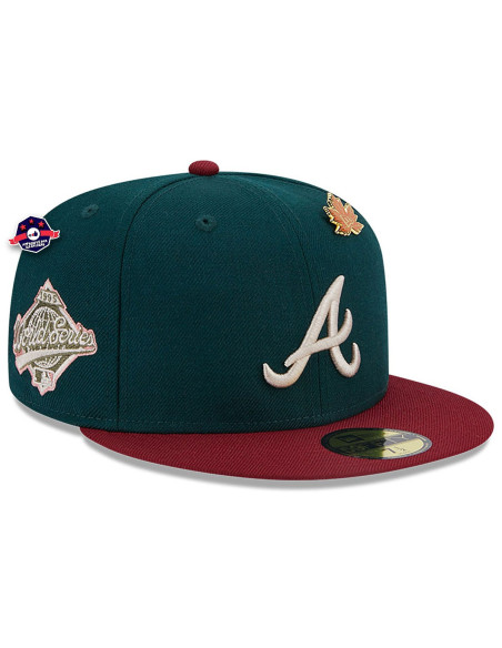 MLB WS CONTRAST 59FIFTY ATLBRA NOVWHI
