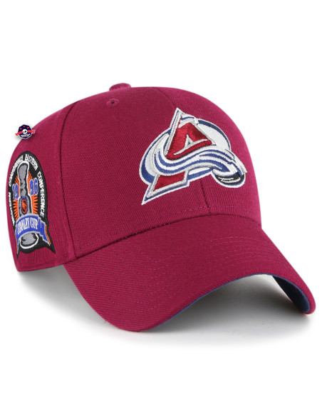NHL CAP COLORADO AVALANCHE SURE SHOT SNAP MVP CARDINAL