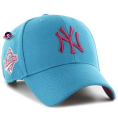 47 CAP MLB NEW YORK YANKEES SHOT SNAPBACK MVP DARK TEAL