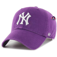47 CAP MLB NEW YORK YANKEES CLEAN UP W NO LOOP LABEL GRAPE