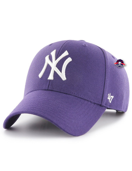 47 CAP MLB NEW YORK YANKEES MVP SNAPBACK PURPLE