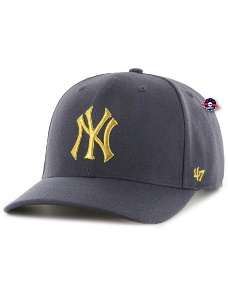 47 CAP MLB NEW YORK YANKEES COLD ZONE METALLIC MVP DP NAVY