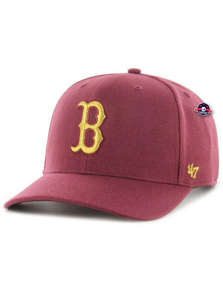 47 CAP MLB BOSTON REDSOX COLDZONE METALLIC MVP DP DARKMAROON