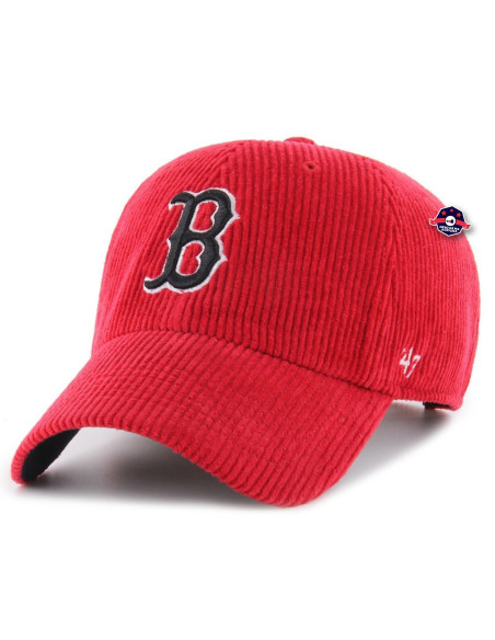 47 CAP MLB BOSTON RED SOX THICK CORD CLEAN UP RED