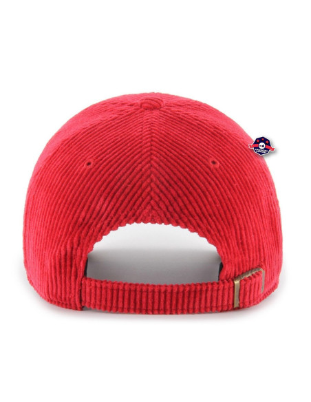 47 CAP MLB BOSTON RED SOX THICK CORD CLEAN UP RED