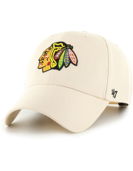 NHL CAP CHICAGO BLACKHAWKS MVP SNAPBACK NATURAL