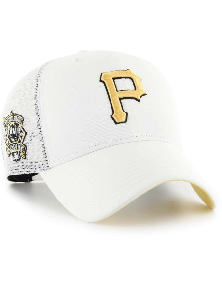 47 CAP MLB PITTSBURGH PIRATES BRANSON SURE SHOT MVP WHITE