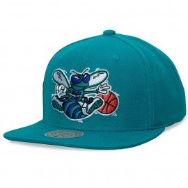 Mitchell & Ness Cap - Charlotte Hornets - Team Ground - blue