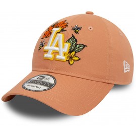 9Twenty Cap - New Era - Los Angeles Dodgers - Floral - Pastel pink