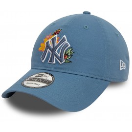 9Twenty Cap - New Era - New York Yankees - Floral - Pastel blue