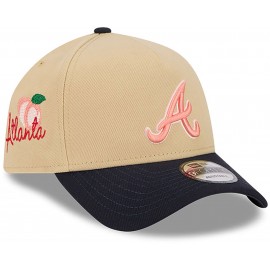 Cap New Era - Atlanta Braves - 9Forty - City Sidepatch - Cream Soda