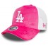 Cap New Era - Los Angeles Dodgers - Velvet - Pink - Women - Trucker