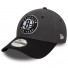 Cap - Brooklyn Nets - 9Forty - Side Patch - Grey and Black