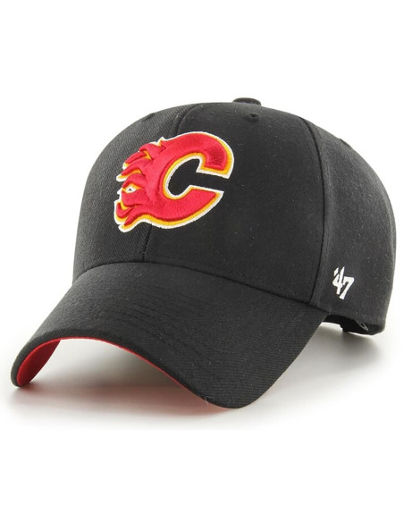 47 CAP NHL CALGARY FLAMES BALLPARK SNAP MVP BLACK