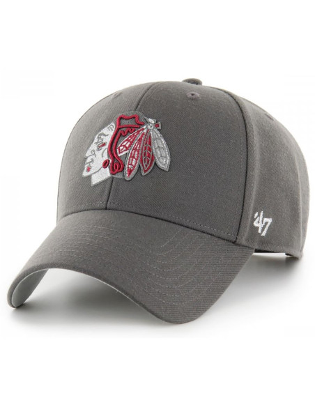 47 NHL CAP CHICAGO BLACKHAWKS METALLIC SNAP MVP GRAPHITE