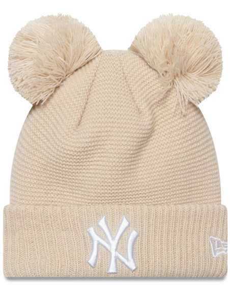 WMNS DOUBLE POM BEANIE NEYYAN STNWHI
