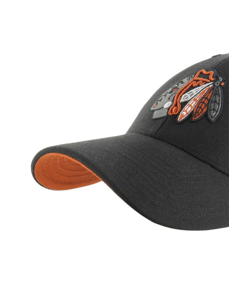 47 NHL CAP CHIACGO BLACKHAWKS BALLPARK SNAP MVP BLACK