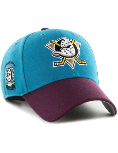 47 CAP NHL ANAHEIM DUCKS SURE SHOT TT SNAPBACK MVP DARK TEAL