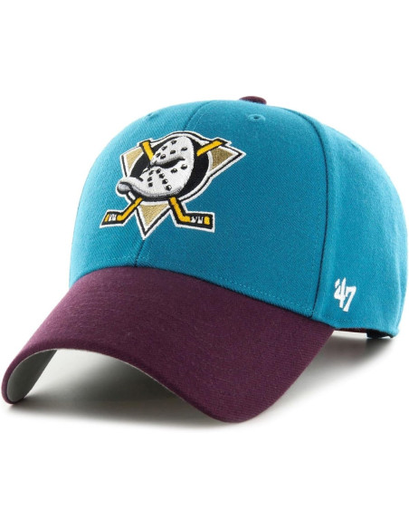 47 CAP NHL ANAHEIM DUCKS SURE SHOT TT SNAPBACK MVP DARK TEAL