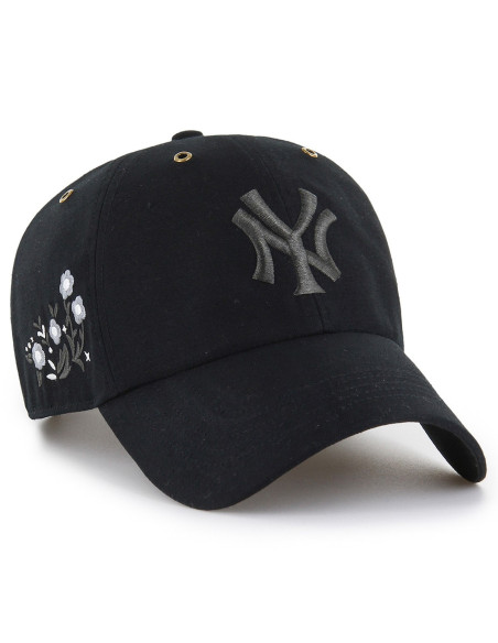 47 CAP MLB NEW YORK YANKEES PETAL SIDE CLEAN UP BLACK