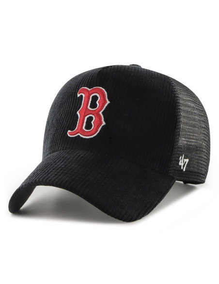47 CAP MLB BOSTON RED SOX THICK CORDUROY MESH MVP DT BLACK