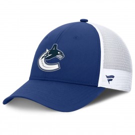 Fanatics Cap - Vancouver Canucks - Authentic Pro - Trucker - Blue
