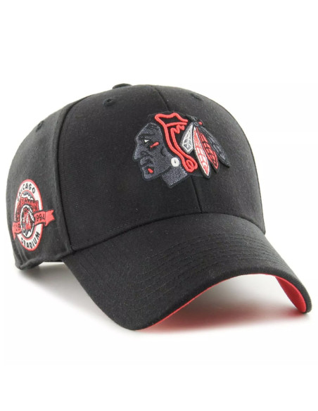 47 CAP NHL CHICAGO BLACKHAWKS SURE SHOT SNAPBACK MVP BLACK