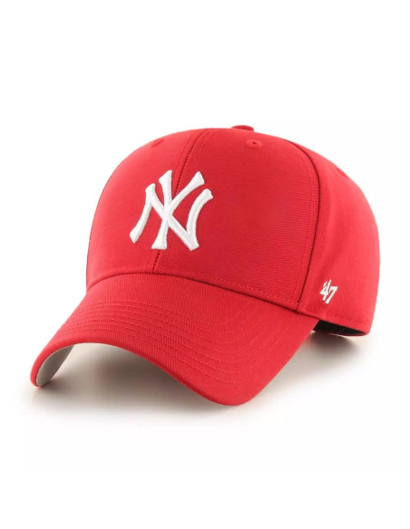 47 CAP KIDS MLB NEW YORK YANKEES RAISED BASIC MVP RED