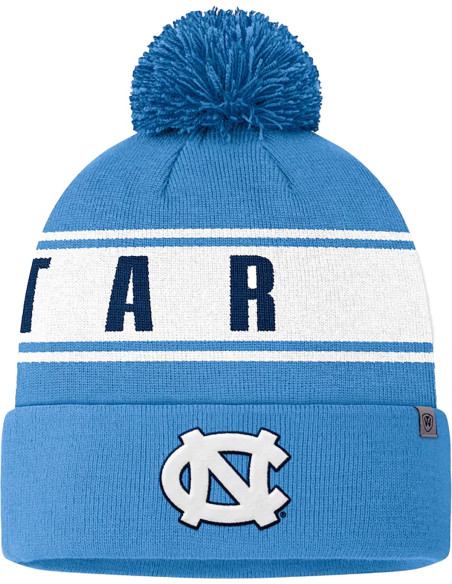 North Carolina Tar Heels Cuffed Pom Knit