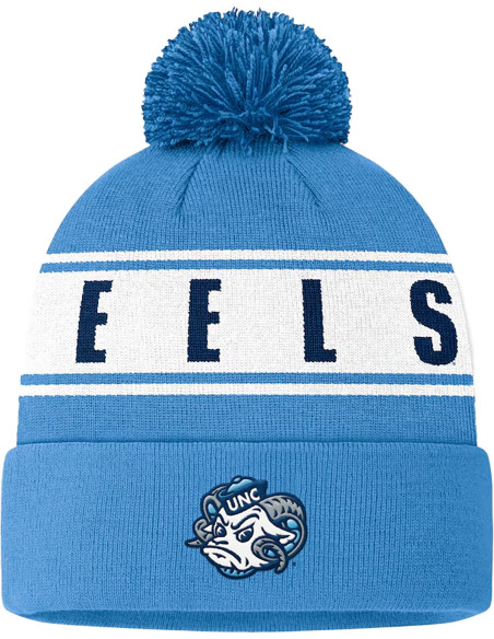 North Carolina Tar Heels Cuffed Pom Knit