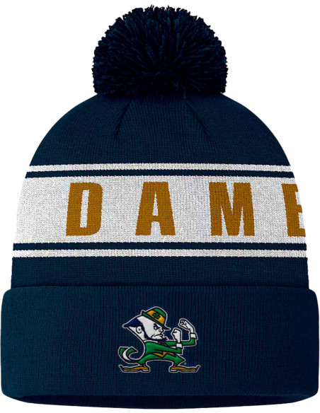 Notre Dame Fighting Irish Cuffed Pom Knit