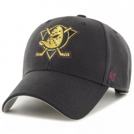 '47 MVP Metallic Snap Cap Anaheim Ducks Black