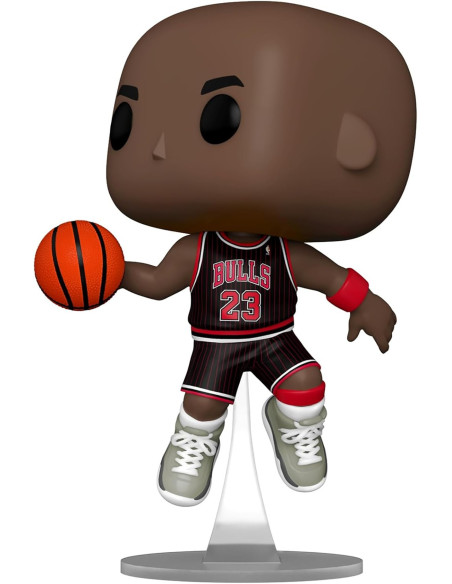 NBA Legends POP! Sports Vinyl Figurine Bulls- Michael Jordan w/Jordans (Blk Pinstripe Jersey) 9 cm